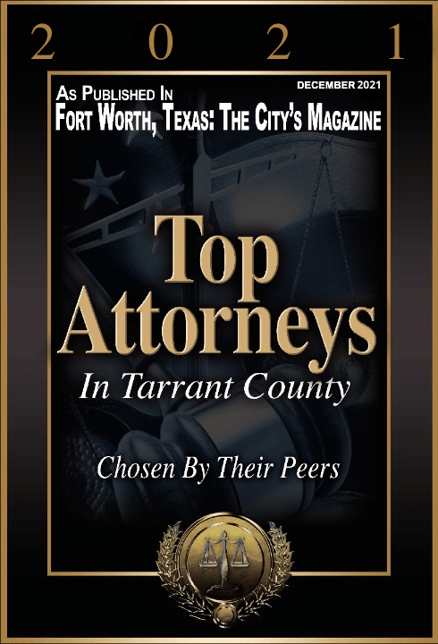 Top Attorney Ft Worth Mag 2021